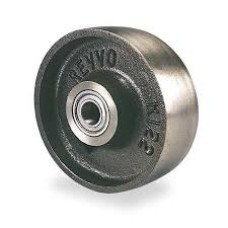 CI Cast Iron Heavy Duty Caster Trolley Wheels (Green)