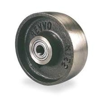 CI Cast Iron Heavy Duty Caster Trolley Wheels (Green)
